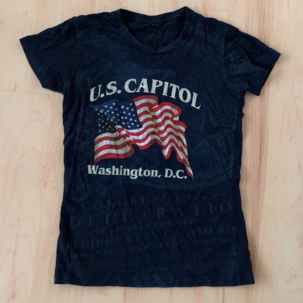 navy u.s. capitol tee